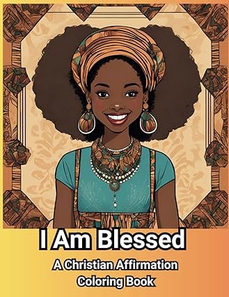I Am Blessed Amazon Colouring book image HerFaithBridge